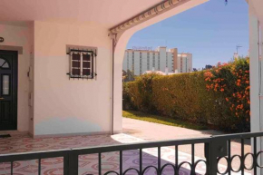 2 bedrooms house with city view furnished terrace and wifi at Altura 1 km away from the beach
